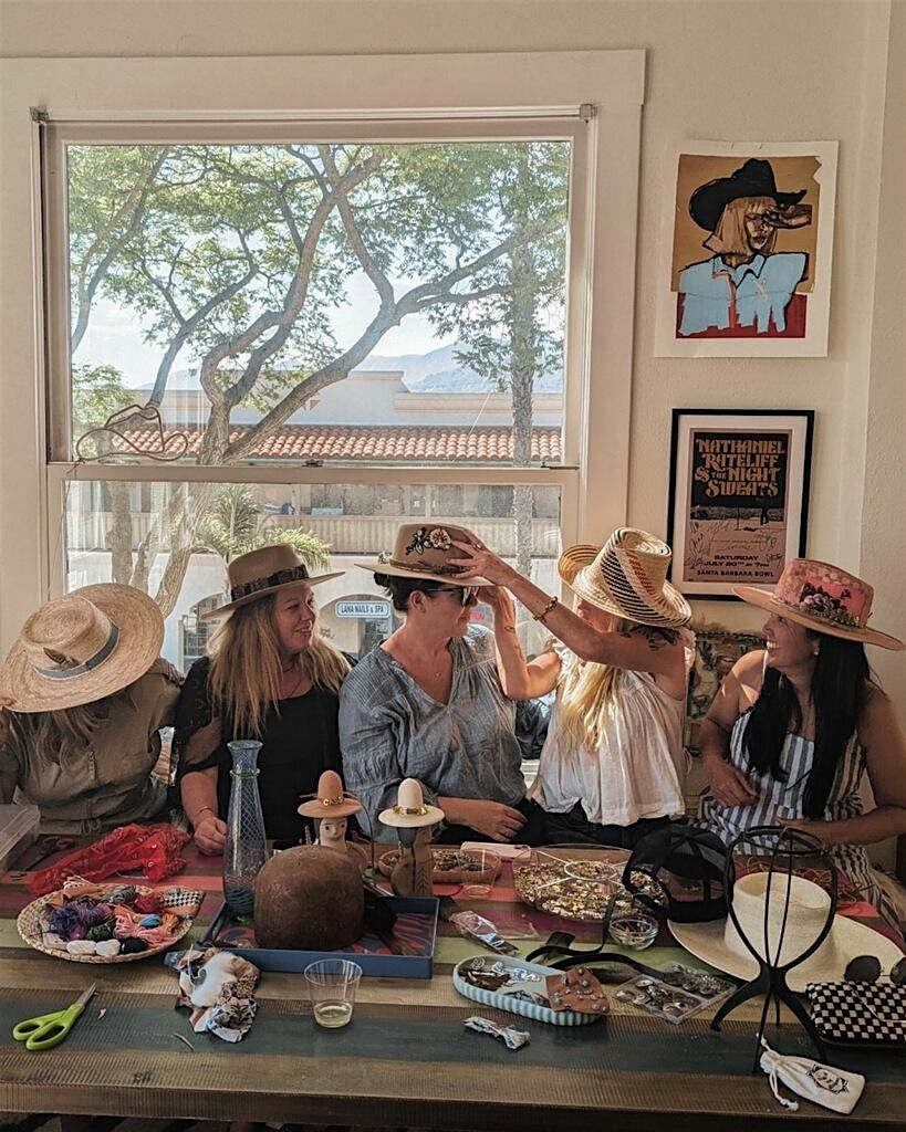 Hatmaking workshop at Jupiter's Spark in Lompoc