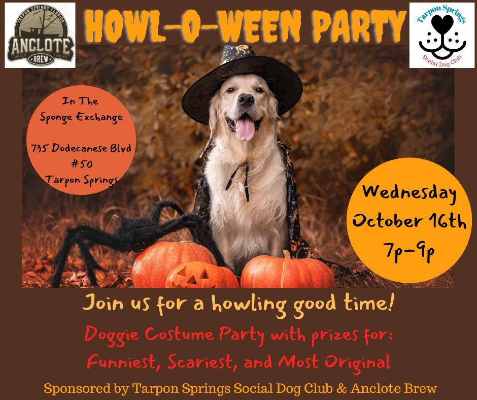 Howl-O-Ween Doggie Party @ Anclote Brew