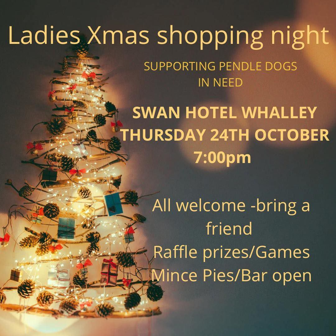 Tropics Christmas Shopping Night in Aid of Pendle Dogs in Need