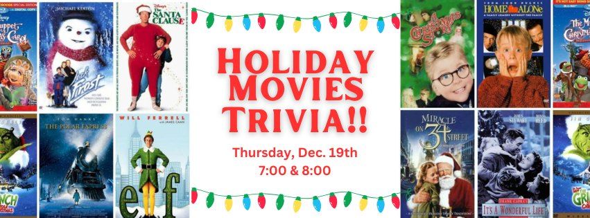 Holiday Movies Trivia Night!