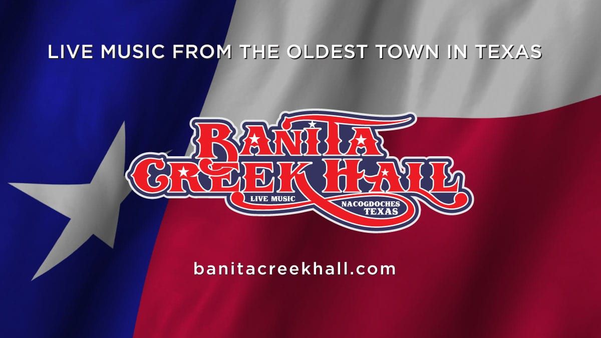 Giovannie and the Hired Guns concert at Banita Creek Hall, Nacogdoches, TX at Banita Creek Hall
