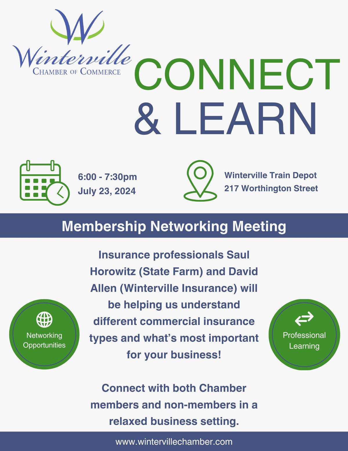 Connect & Learn - Membership Networking Meeting