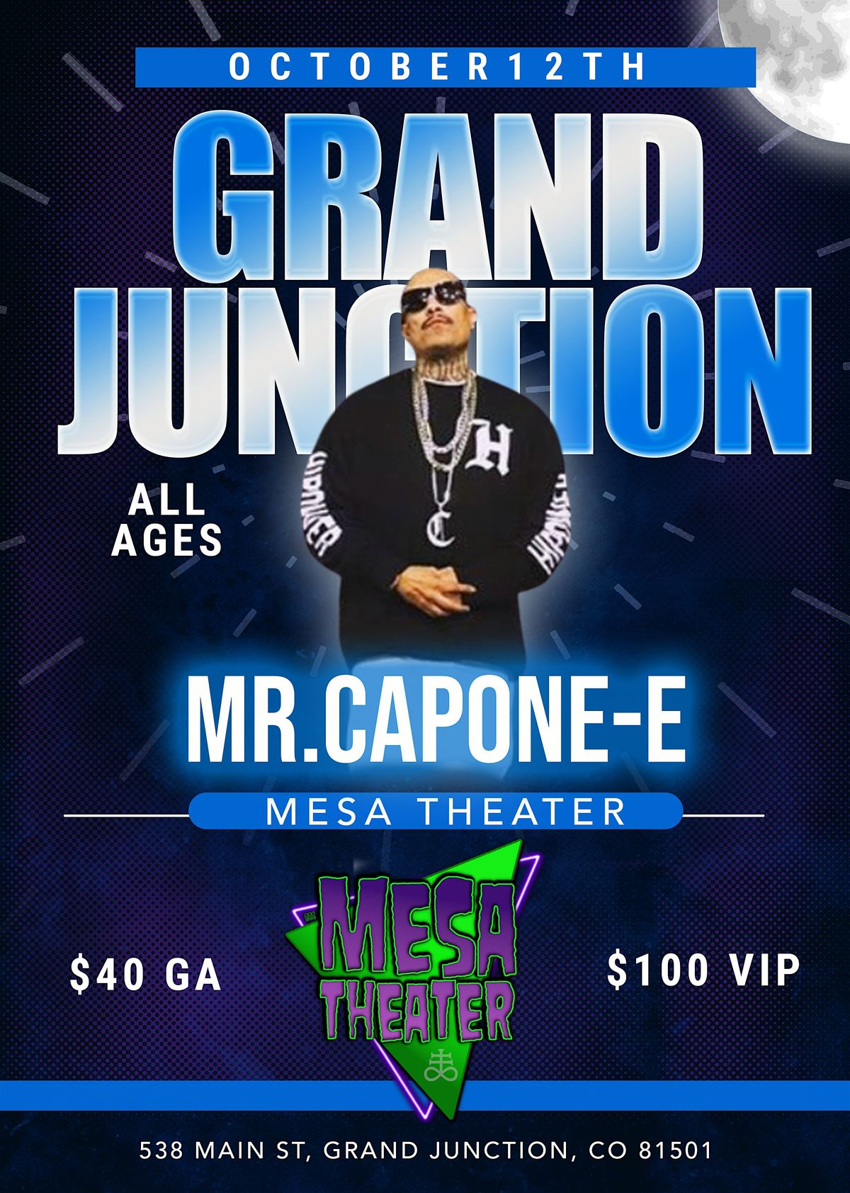 Mr.Capone-E Live in Grand Junction CO October 12 All Ages