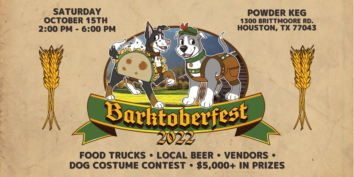 Barktoberfest 2022, Powder Keg, Houston, 15 October 2022