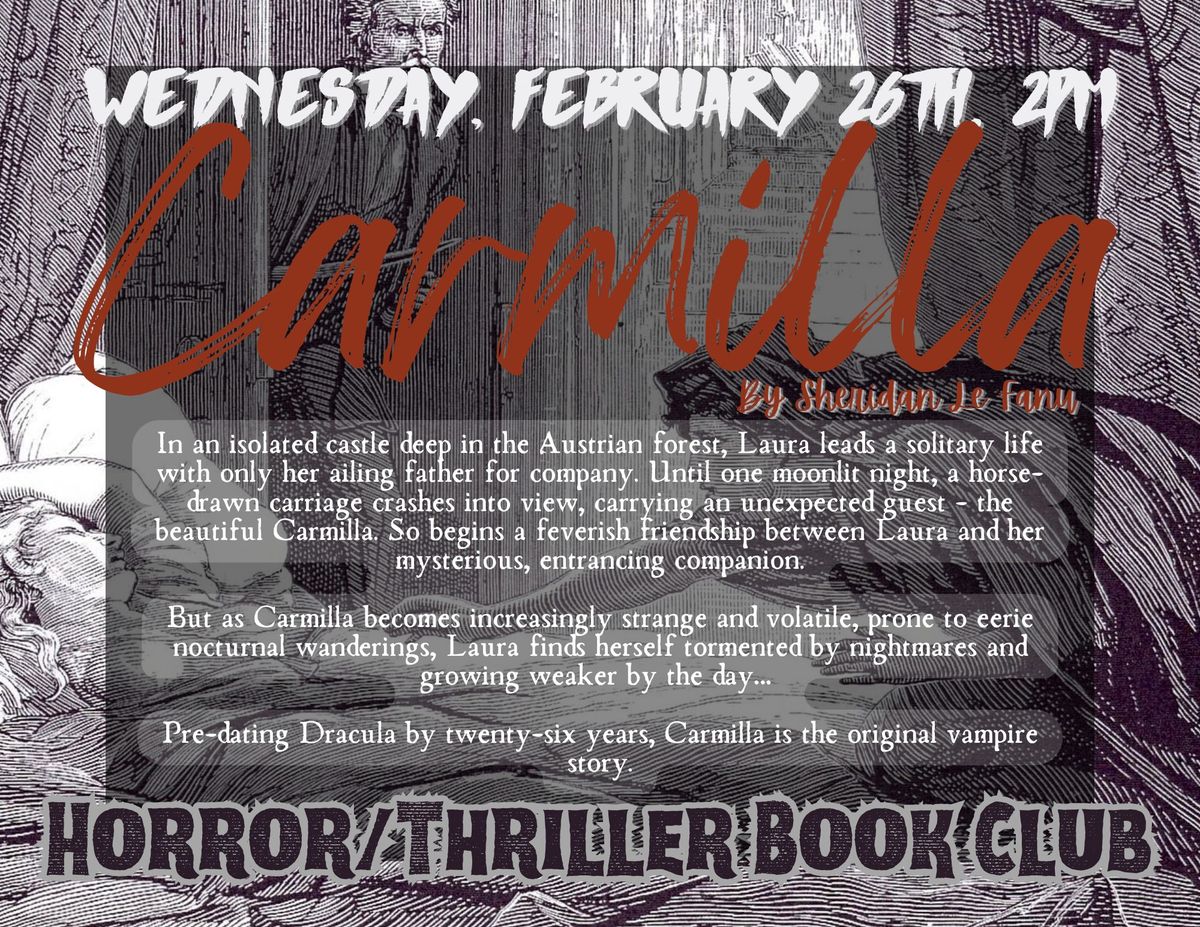 Horror\/Thriller Book Club