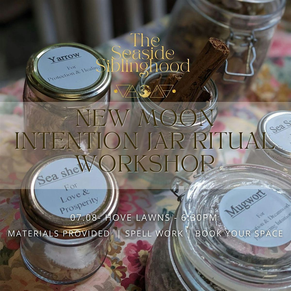 Intention Jar Ritual Workshop for the Leo New Moon
