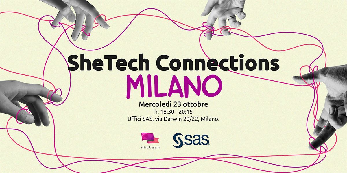 SheTech Connections Milano con @SAS