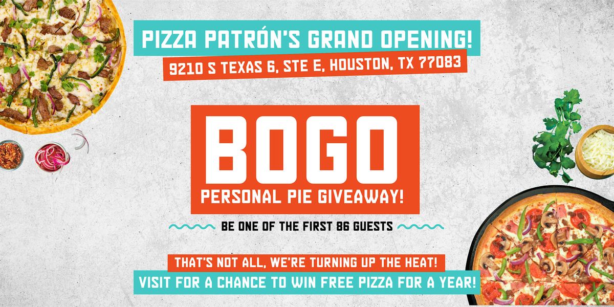 Pizza Patr\u00f3n's Grand Opening!