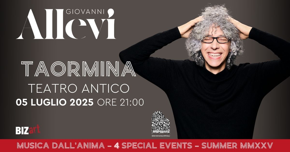 Giovanni Allevi Musica dall'Anima - Special Events \u2013 Summer MMXXV