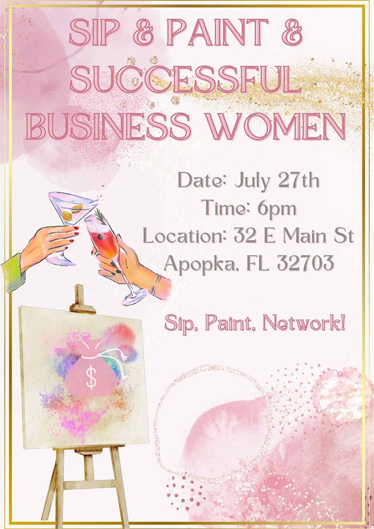 Sip, Paint & Successful Business Women