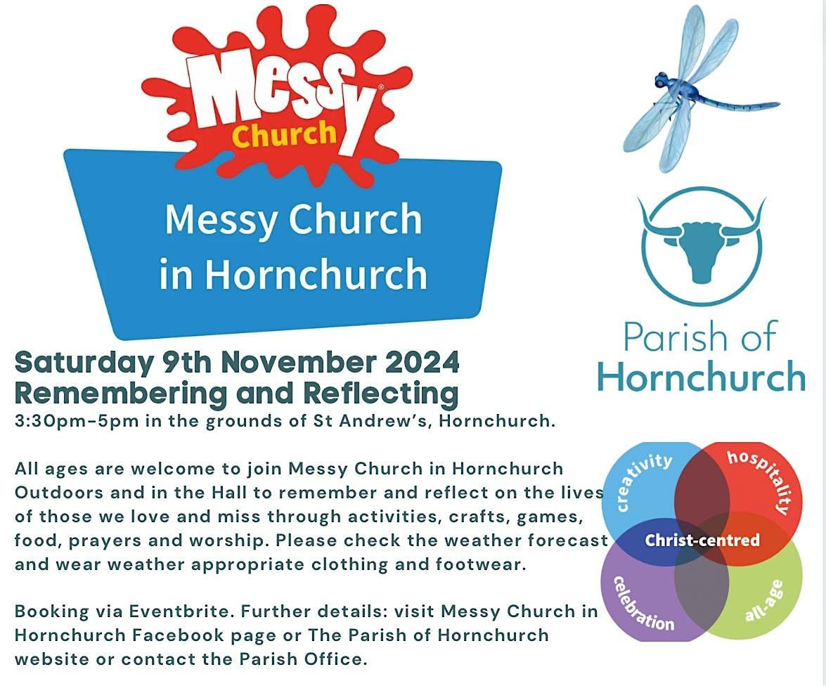 Messy Church in Hornchurch: Remembering our loved ones  9.11.24