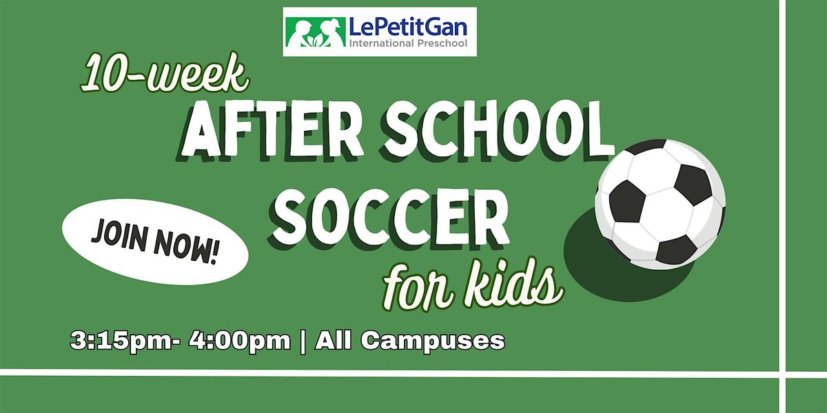 Kid's Soccer Class: 10-weeks