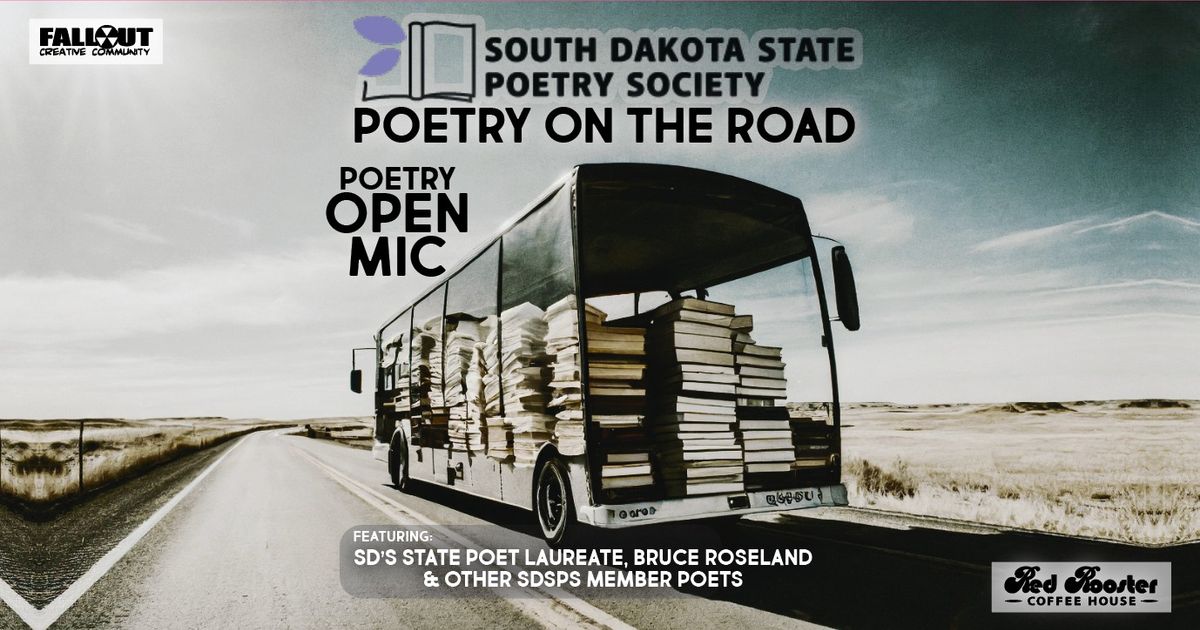 Poetry OPEN MIC ft SD Poet Laureate Bruce Roseland - POETRY ON THE ROAD