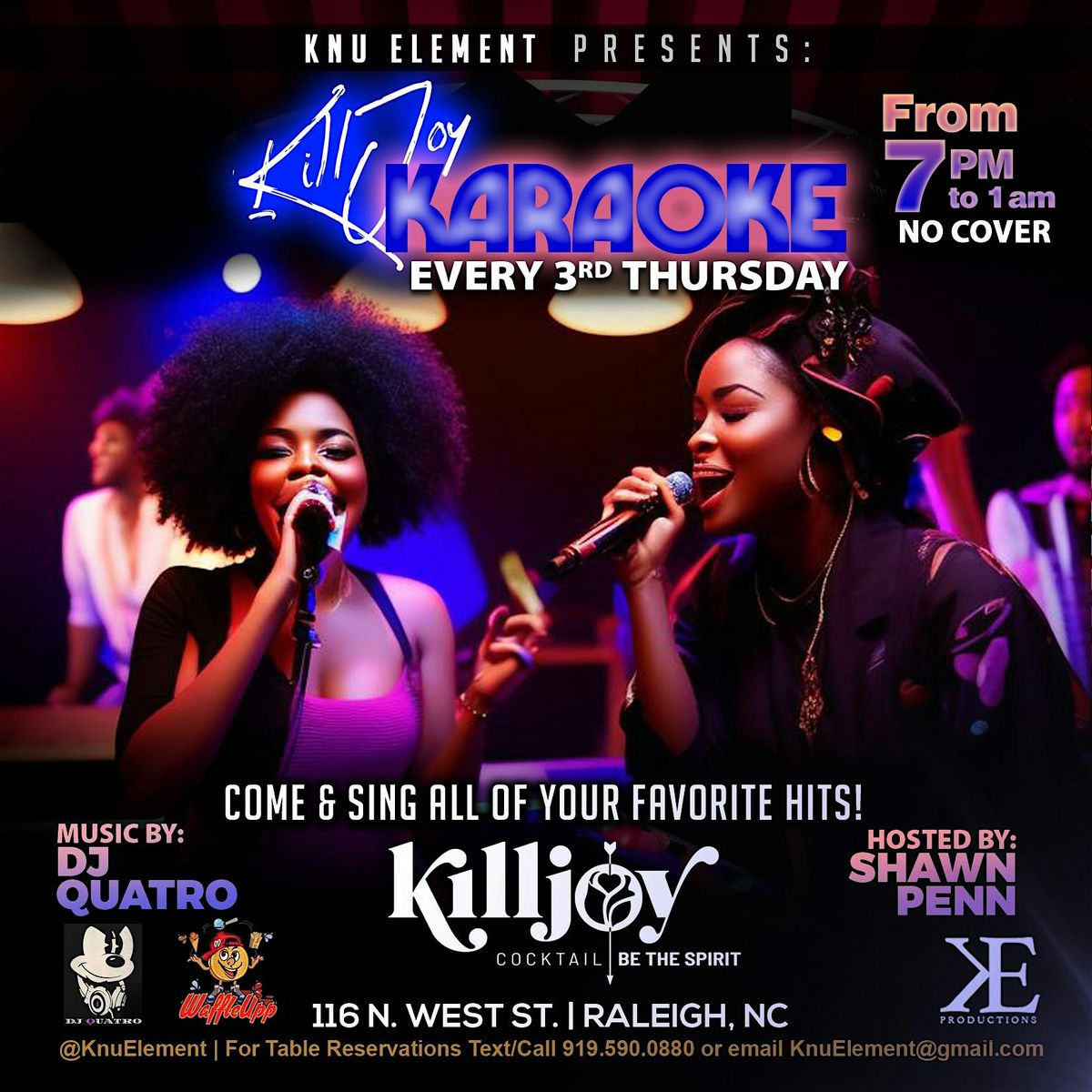 Karaoke 3rd Thursday @KillJoy || NO COVER || 8pm-1am