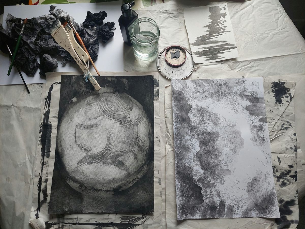 Carbon Black Ink Making Workshop | Samhain special