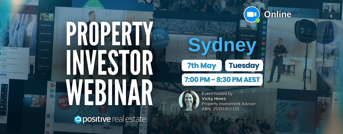 FREE Sydney Property Investor Webinar 07\/05\/24, Tuesday