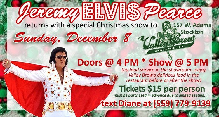 Rockin' Elvis Christmas at Valley Brew!