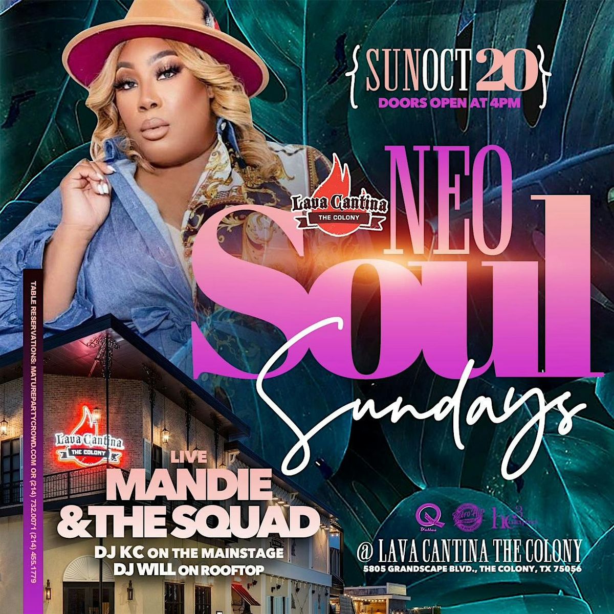 NEO SOUL SUNDAYS  feat MANDIE & THE SQUAD  @ Lava Cantina