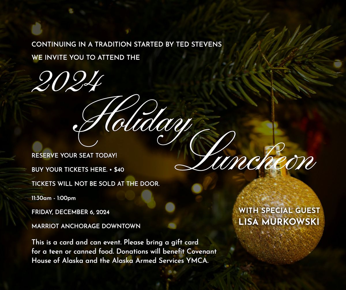 2024 Holiday Luncheon with Senator Lisa Murkowski