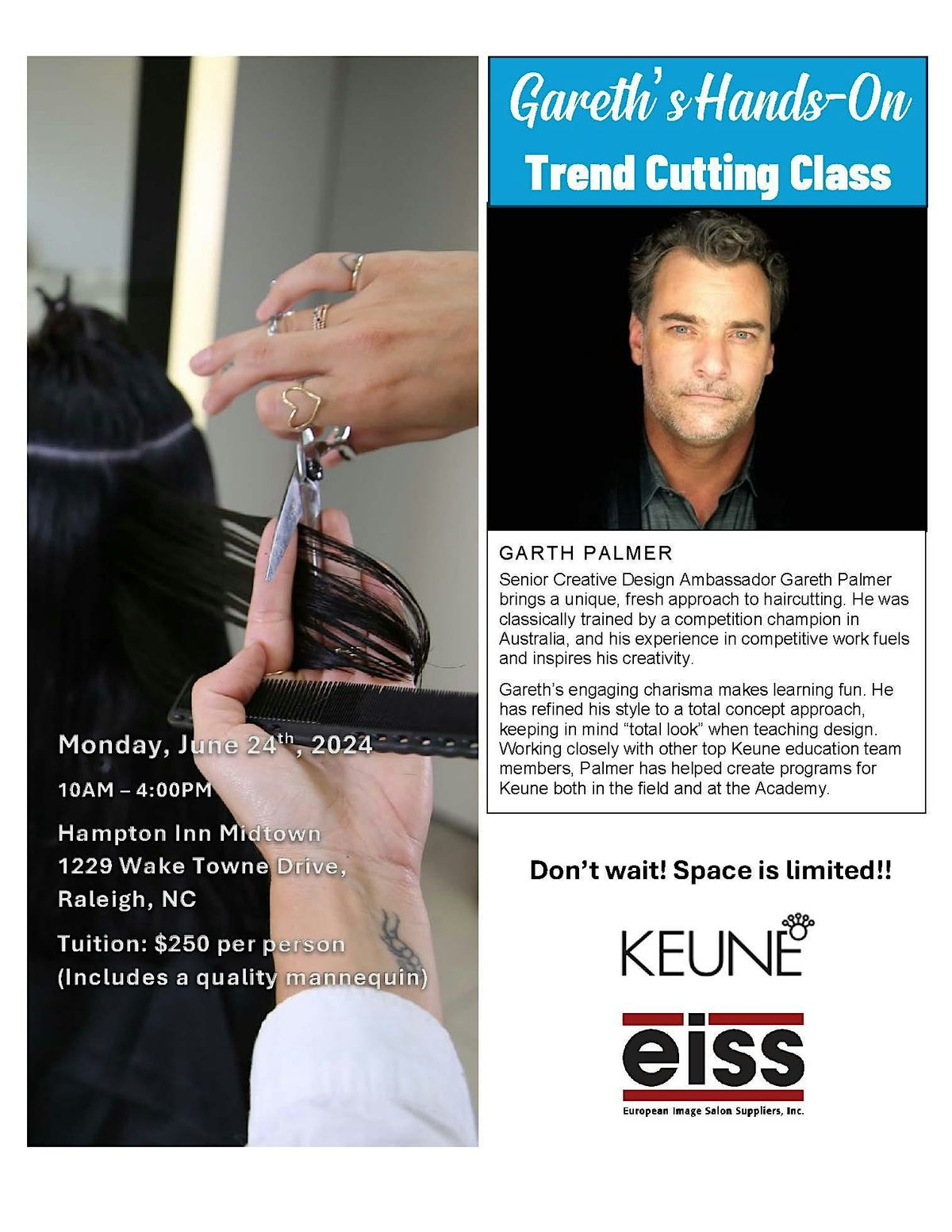 Hands-On Trend Cutting Class with Gareth Palmer