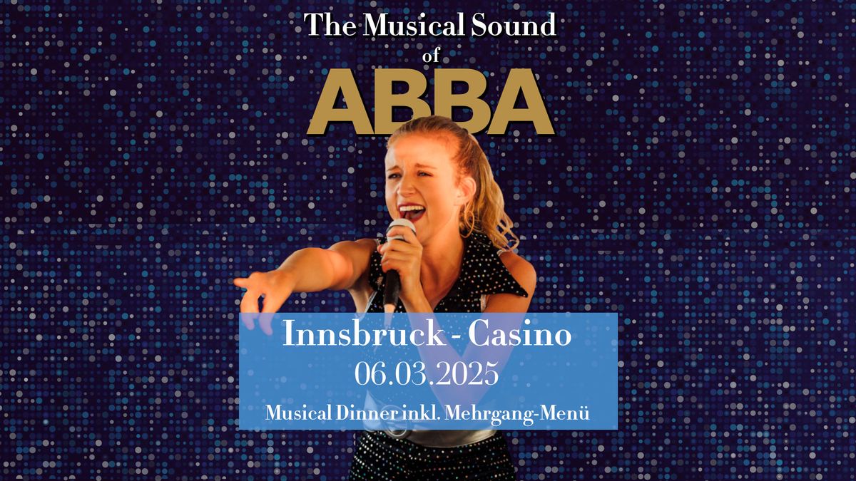 ABBA Dinner Show inkl. 4-Gang-Men\u00fc und 15\u20ac Jetons