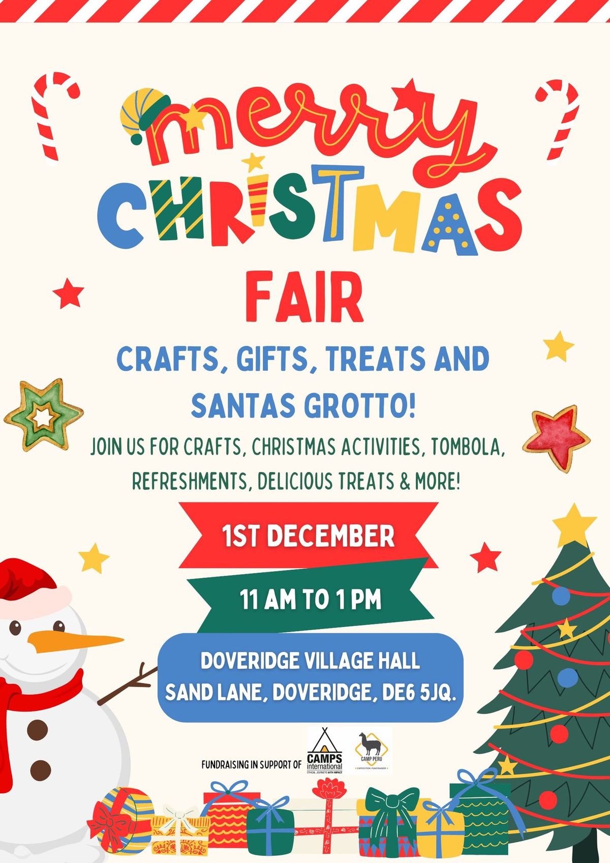 Christmas Fair @ Doveridge Village Hall