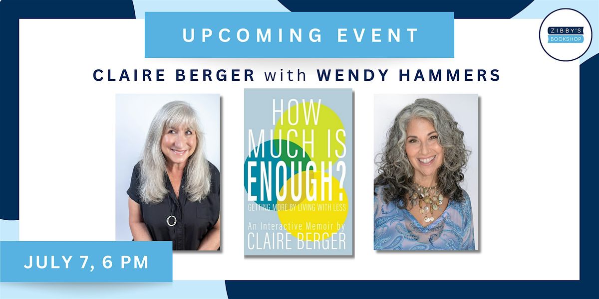 Author event! Claire Berger with Wendy Hammers
