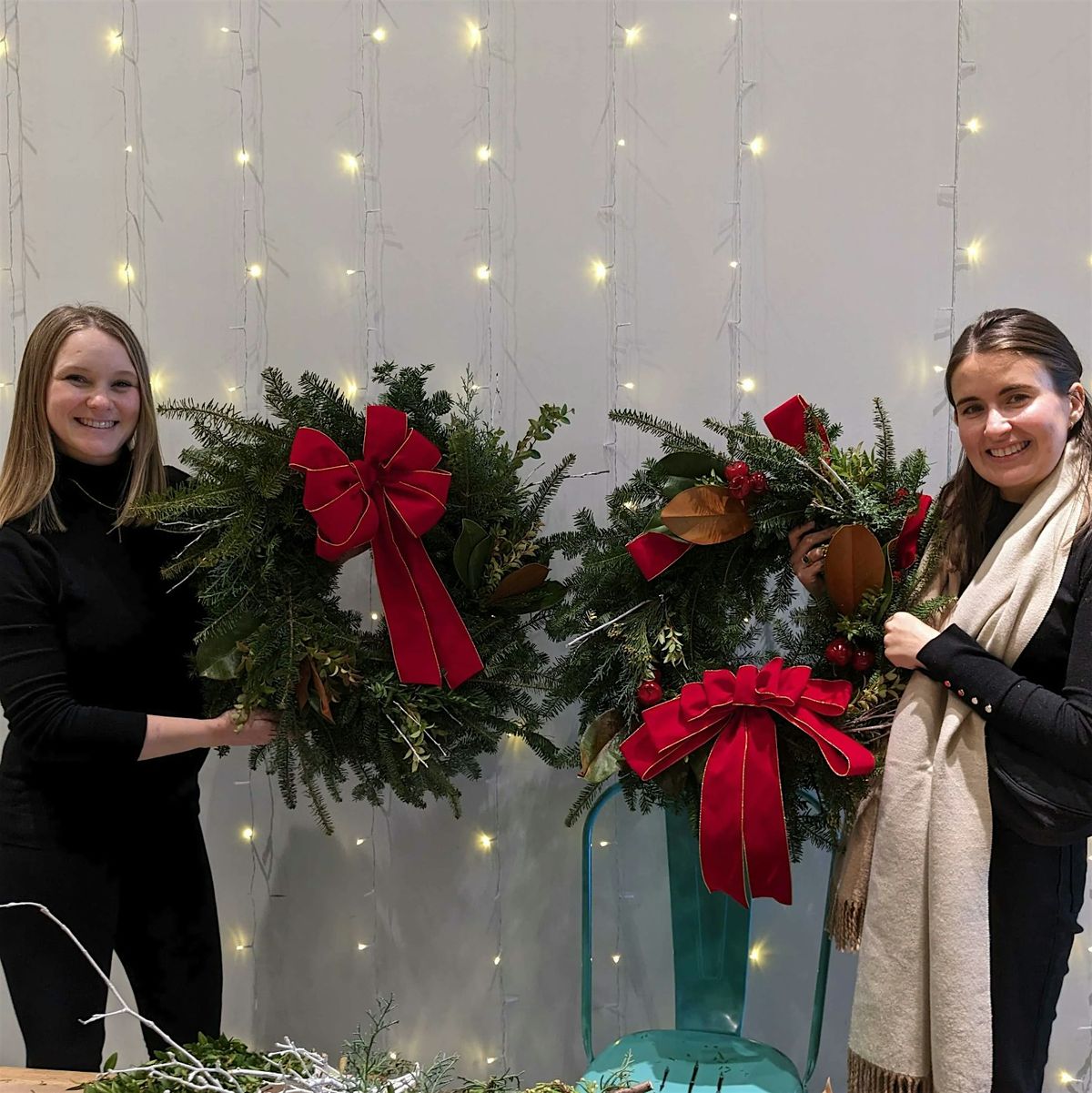 Evergreen Winter Wreath Making