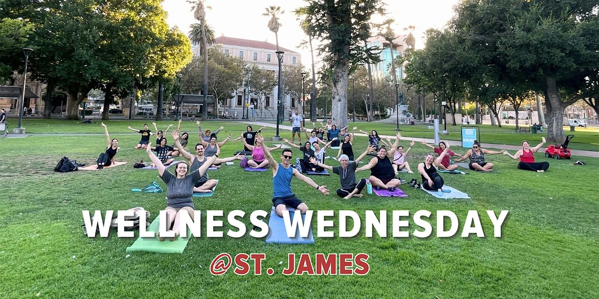 Wellness Wednesday at St. James Park with Downtown Yoga Shala