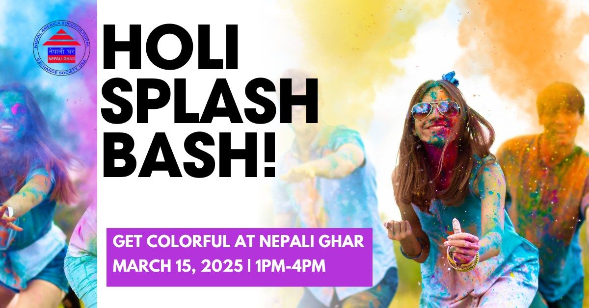 Holi Splash Bash!