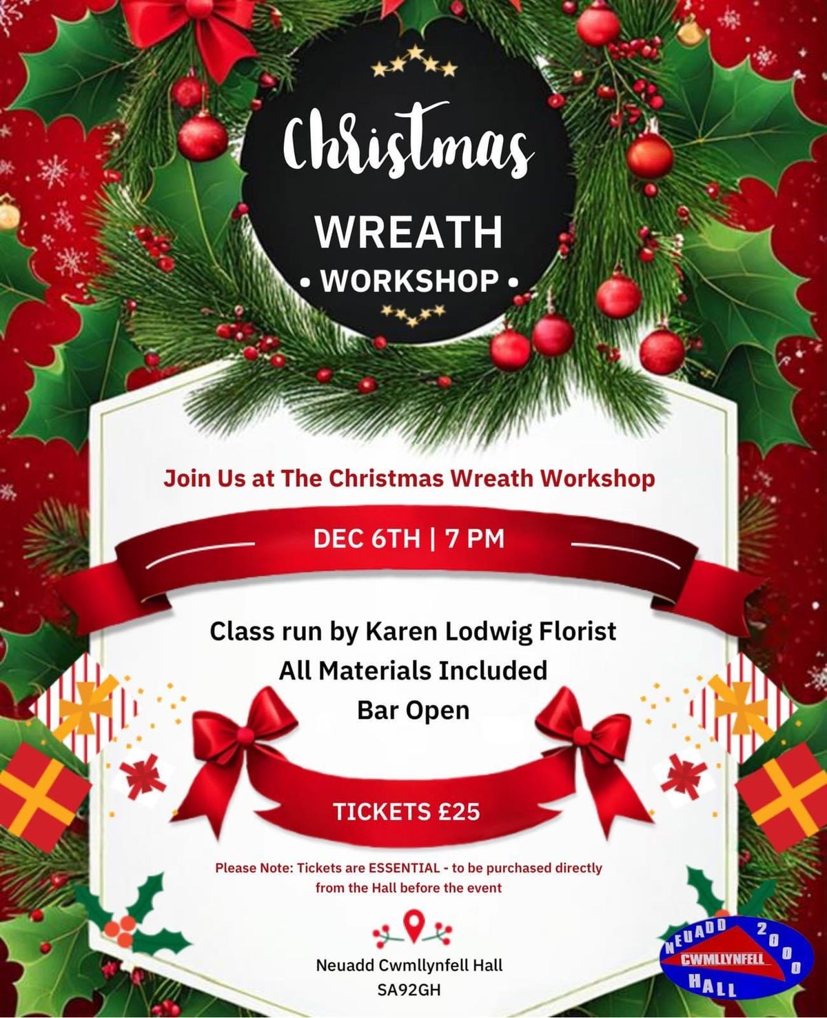 Christmas Wreath Workshop