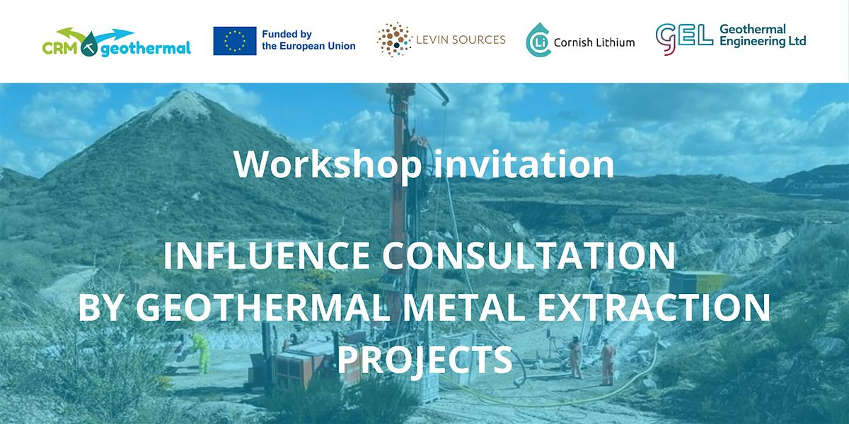 INFLUENCE CONSULTATION  BY GEOTHERMAL  METAL EXTRACTION PROJECTS