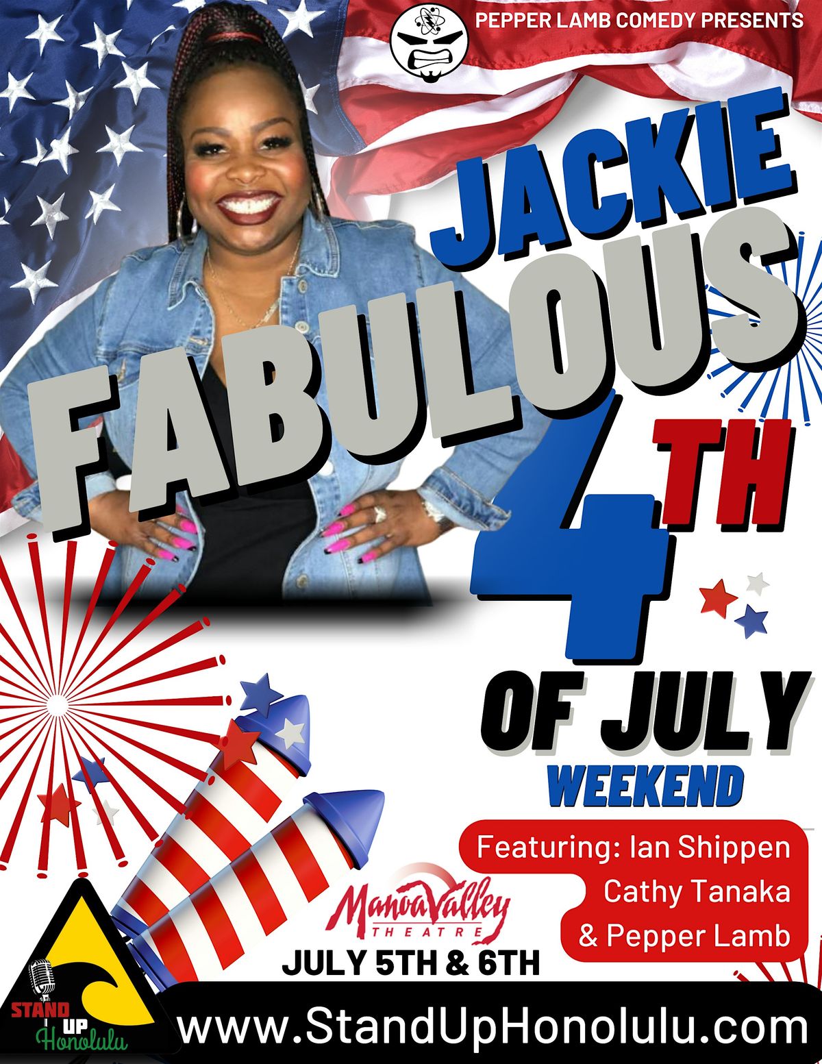 Jackie Fabulous - Friday Night Funny - July 5th - The Tree House - Kahala