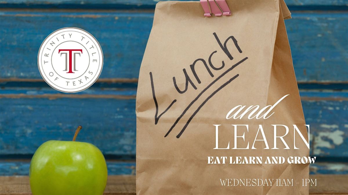 Eat Learn and Grow Lunch Series