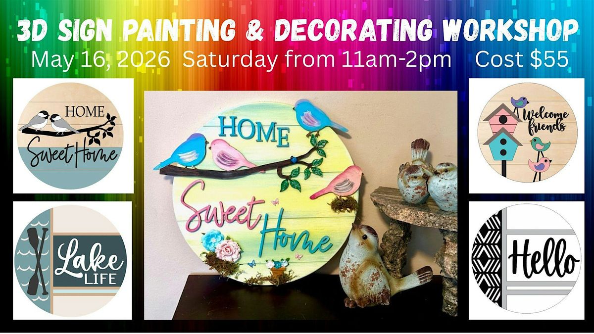 3D Sign Painting & Decorating Workshop