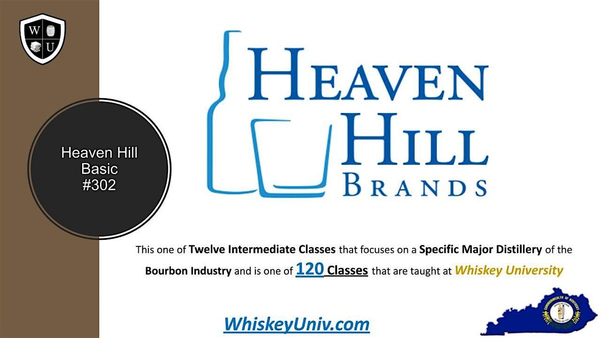 Heaven Hill Brands {Basic} Class BYOB (Course #302)