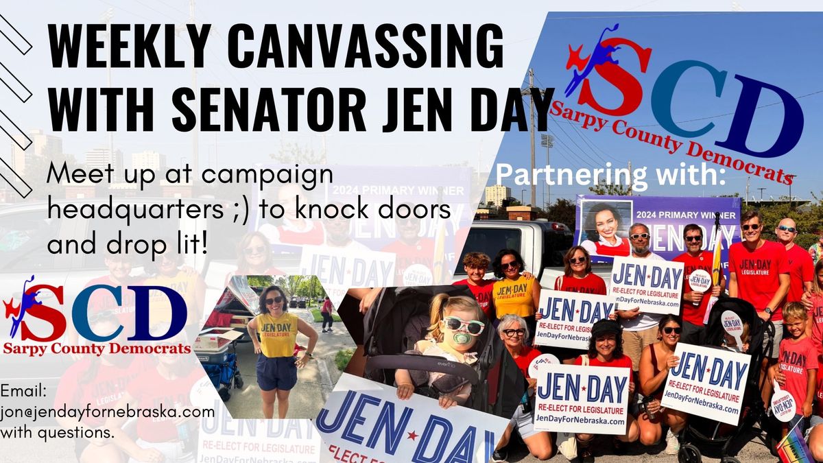 Canvass with Senator Jen Day