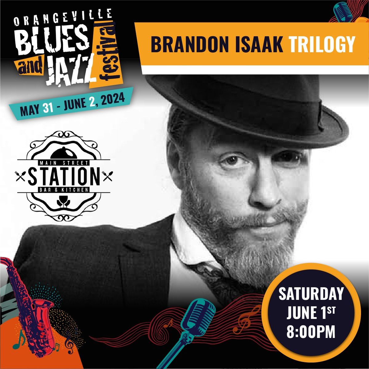 Orangeville Blues and Jazz Festival - Brandon Issak Trilogy