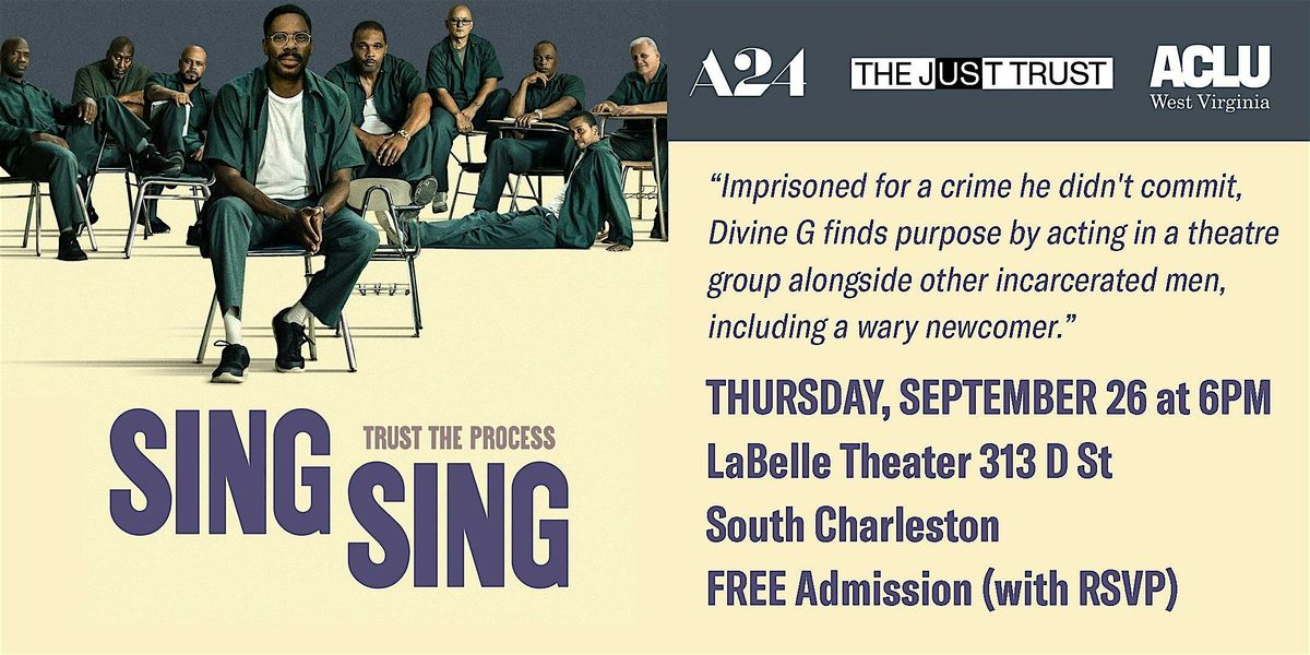 SING SING: Trust The Process (A free screening of the A24 film)