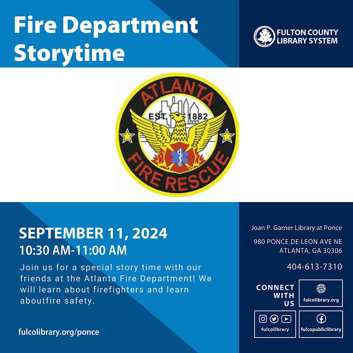 Fire Department Storytime