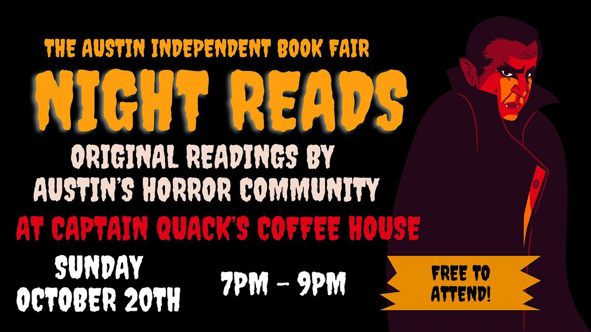 Austin Indie Book Fair Presents: Night Reads