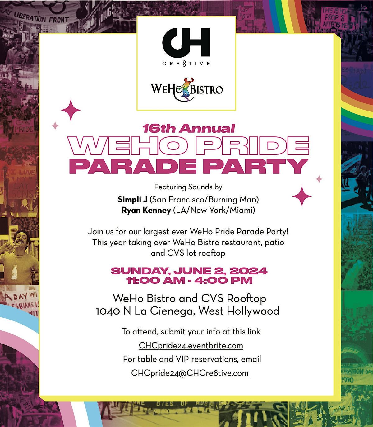 CHC Pride at Weho Bistro