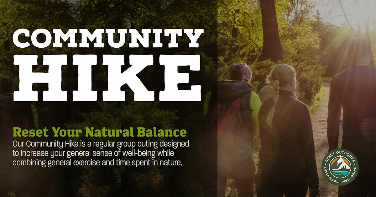 Community Hike with Reset Outdoors 2024