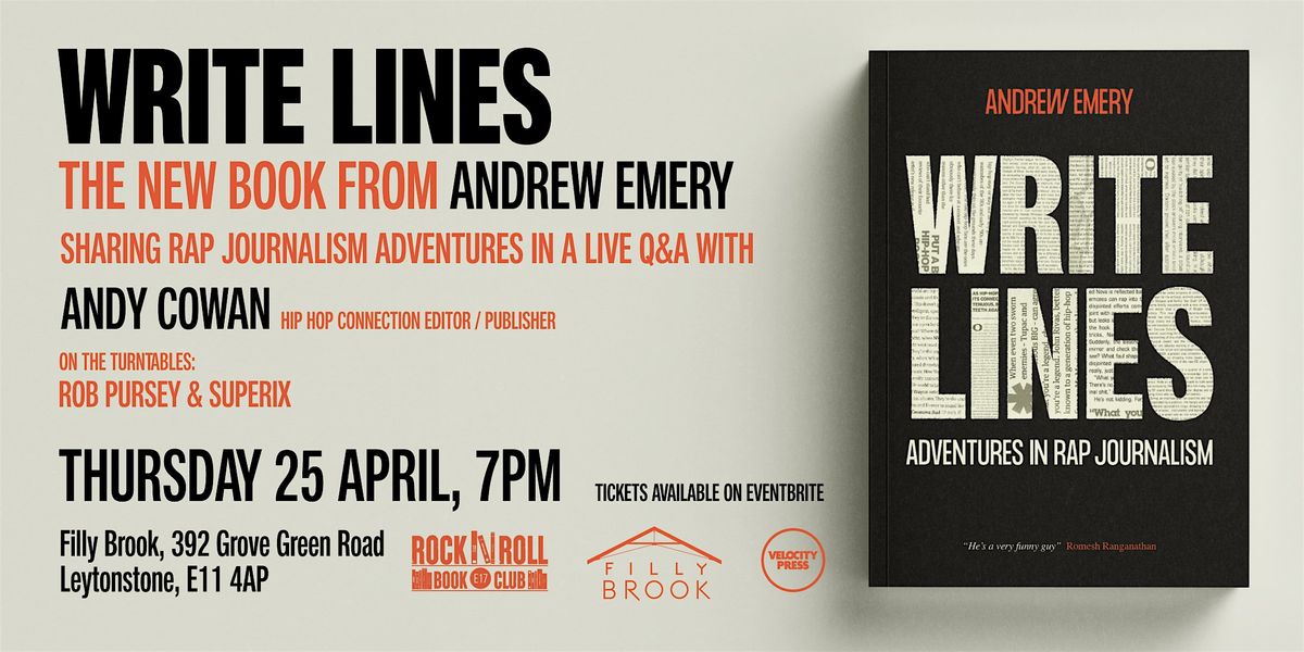 WRITE LINES - ANDREW EMERY with ANDY COWAN, ROB PURSEY and SUPERIX