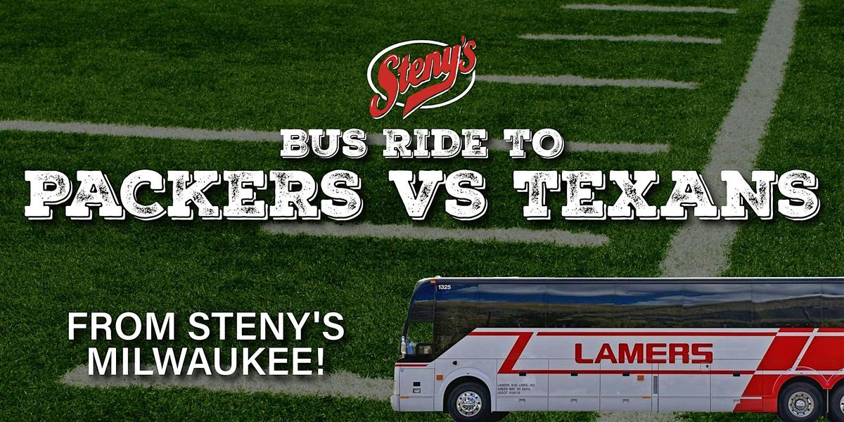 Steny's Milwaukee Bus Ride to Lambeau - Packers vs Texans!