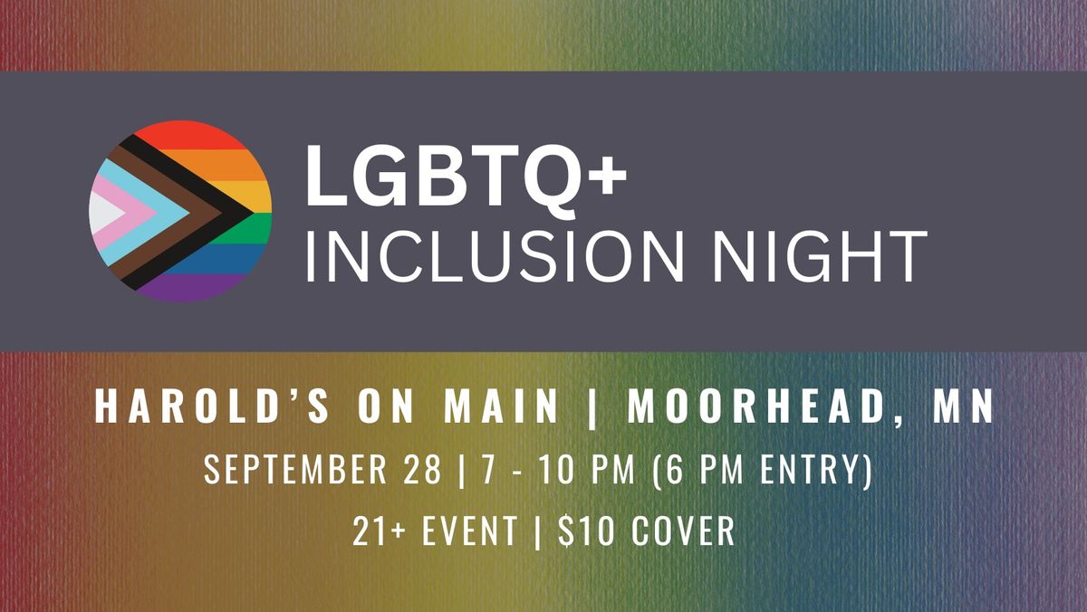 LGBTQ+ Inclusion Night @ Harold's