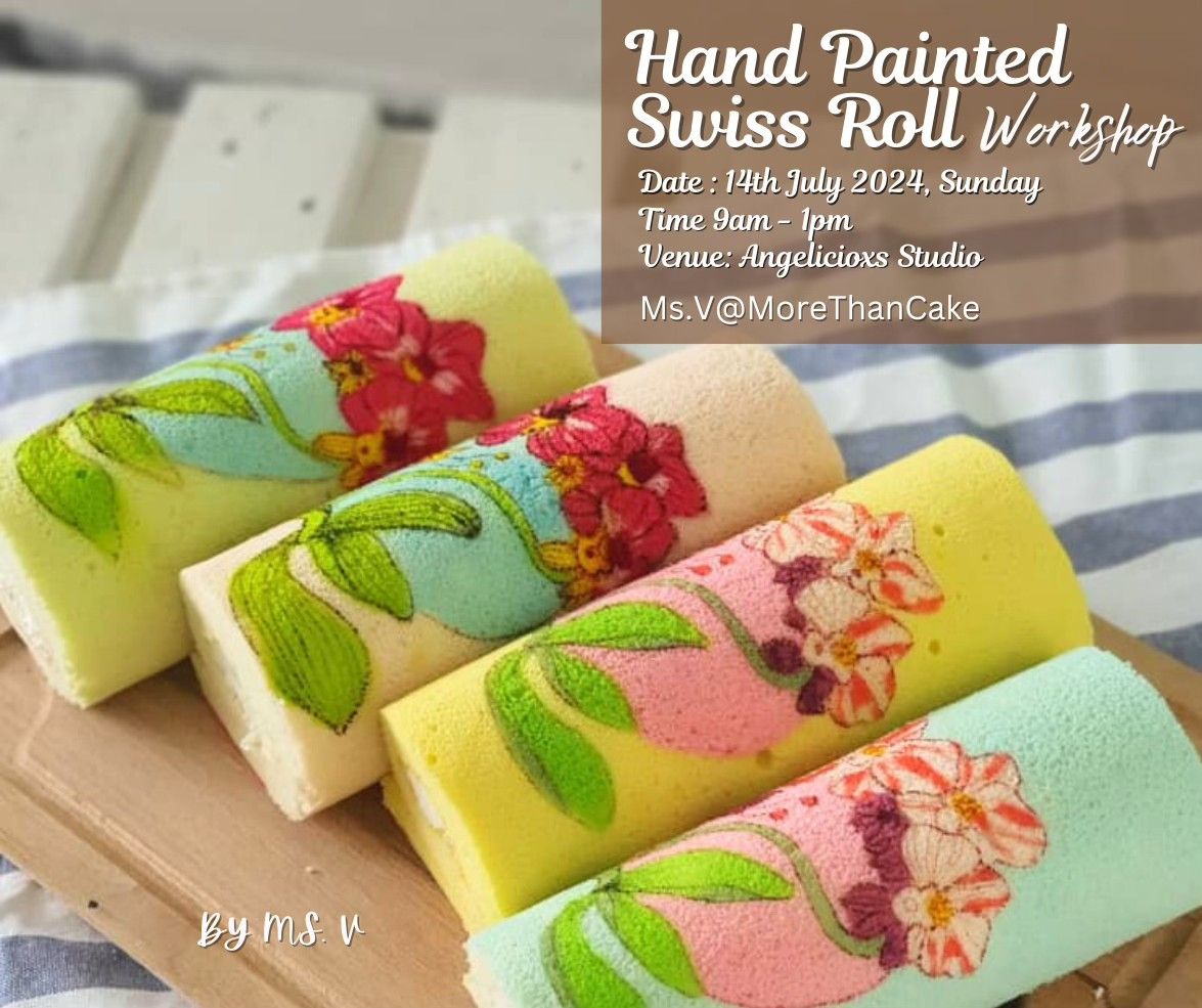 Hand Painted Swiss Roll Workshop