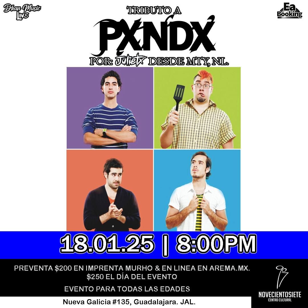 Tributo a PXNDX por Julietx en Guadalajara