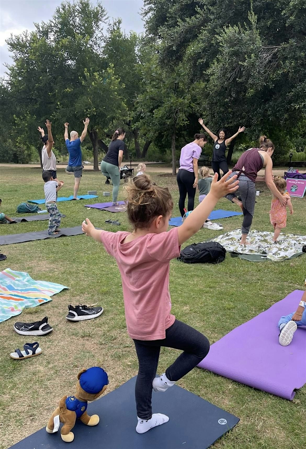 Toddler Yoga at the Wayback