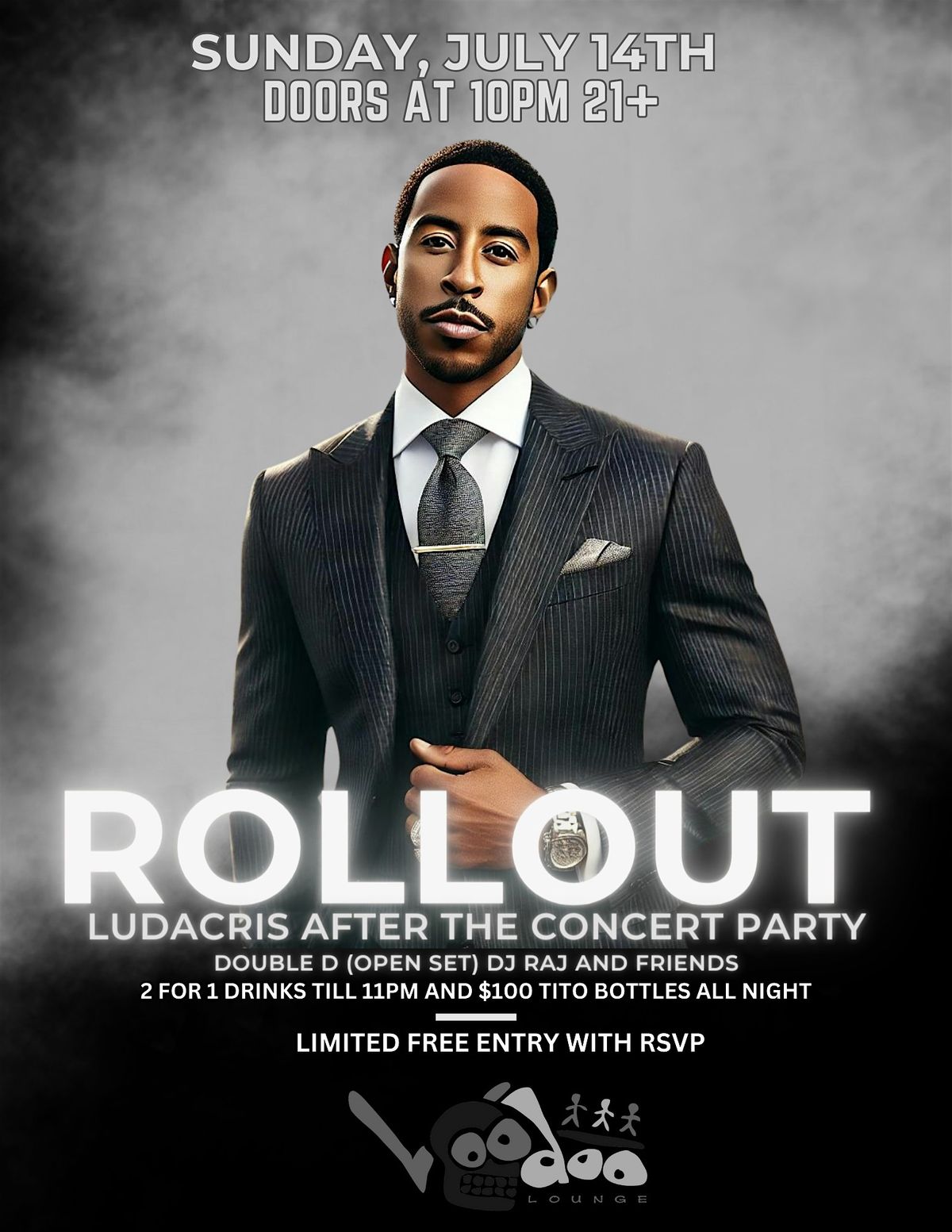 ROLL OUT SUNDAY - LUDACRIS AFTER THE CONCERT PARTY